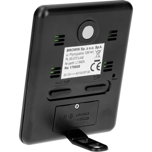Weerstation – elektronisch, draadloos, zwart - 3