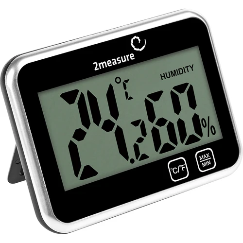 Weerstation – elektronisch, draadloos, zwart