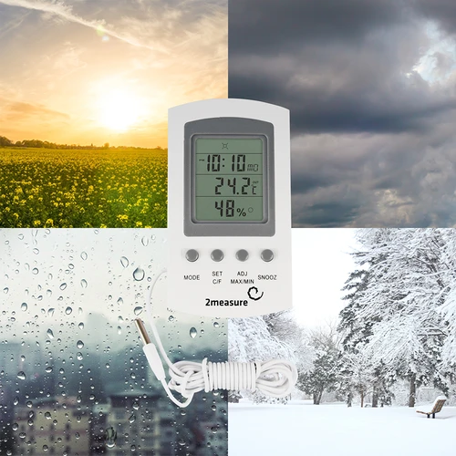 Weerstation – elektronisch, sonde, wit - 13