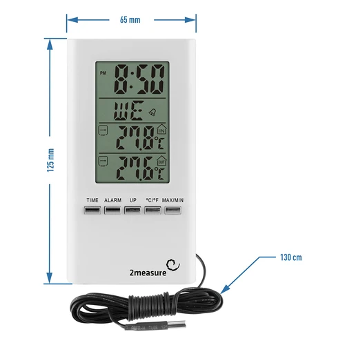 Weerstation - elektronisch, sonde, wit - 3