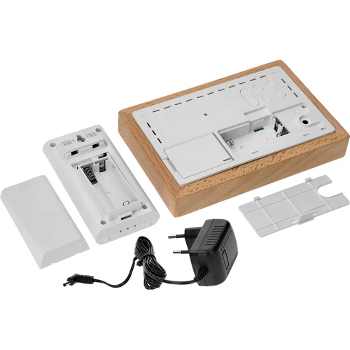 Weerstation (RCC,DCF) - elektronisch, draadloos, verlicht, sensor, wit - 6