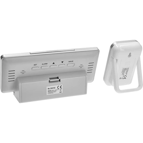 Weerstation RCC, DCF – elektronisch, draadloos, verlichte sensor, wit - 4