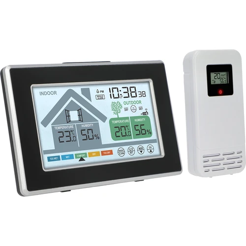 Weerstation van het merk Soens – elektronisch, met draadloze buitensensor - 2