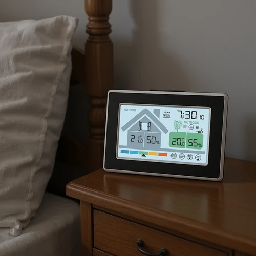 Weerstation van het merk Soens – elektronisch, met draadloze buitensensor - 7