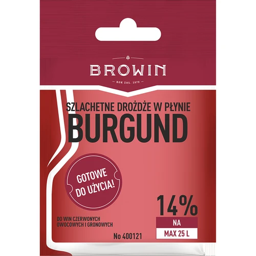 Wijngist Bourgogne zonder vermenigvuldiging, 20 ml