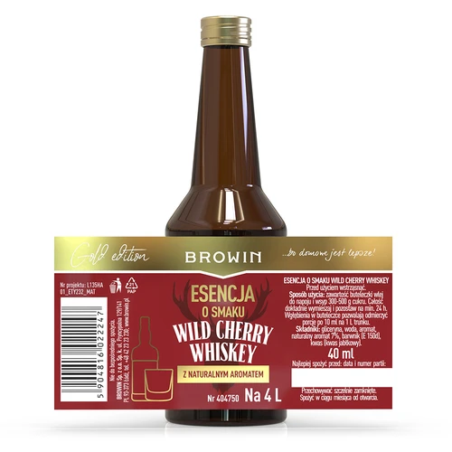 Essence met Wild Cherry Whiskey-smaak 40 ml - 4