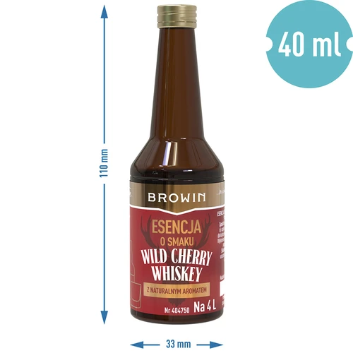 Essence met Wild Cherry Whiskey-smaak 40 ml - 6