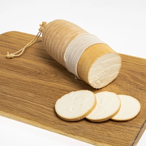 Wit vleeswaren net met afmetingen 12,5 cm x 5 m, met een hittebestendigheid tot 220°C - 8