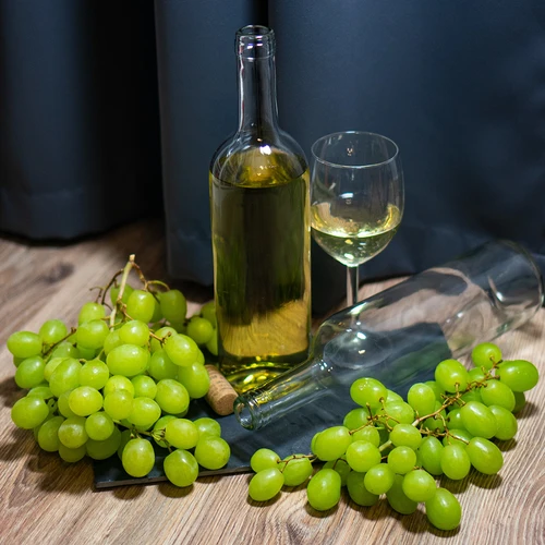 Witte fles voor wijn 0,75 L - verpakking van 8 stuks - 4