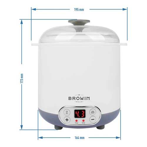 Yoghurt- en kaasbereider met thermostaat 1,5 L - 9