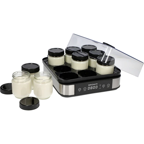 Yoghurtmaker met thermostaat, 9 potjes, 1,6 L - 4