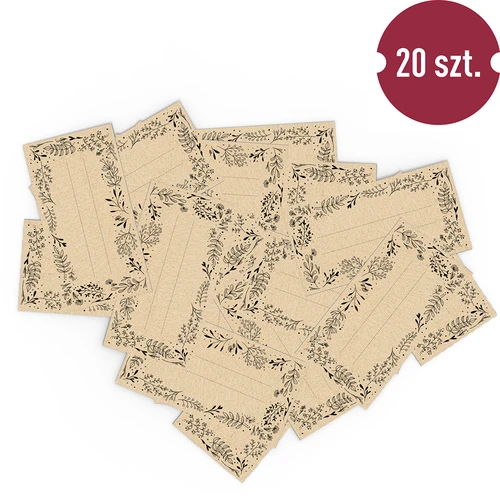 Zelfklevende eko labels 85/45 mm - 20 stuks - 3
