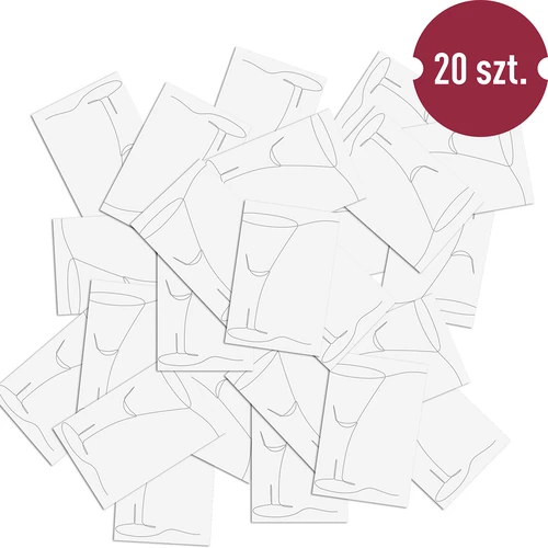 Zelfklevende etiketten 60 x 90 mm voor flessen, likeur, alcohol, wodka - 20 stuks - 4