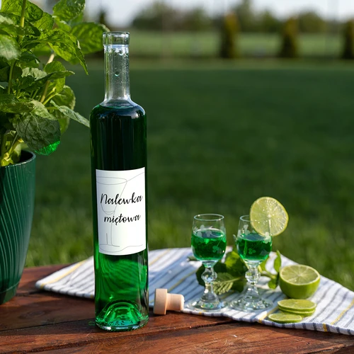 Zelfklevende etiketten 60 x 90 mm voor flessen, likeur, alcohol, wodka - 20 stuks - 6