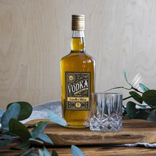 Zelfklevende labels 60x90 mm op flessen, wodka, 3 ontwerpen 20 stuks - 10