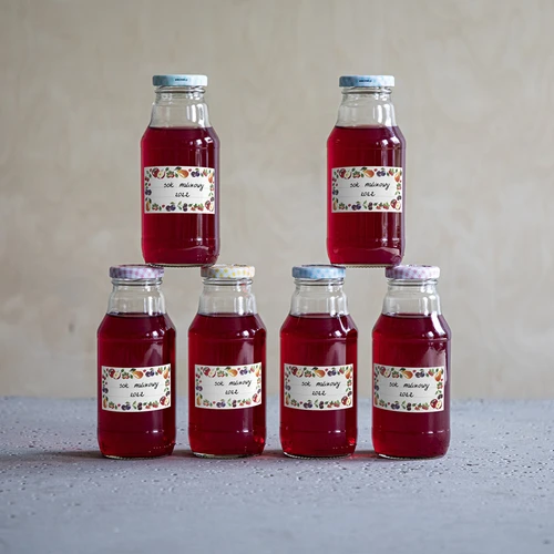 Zelfklevende labels ontwerp fruit 85/45 mm - 20 stuks. - 7