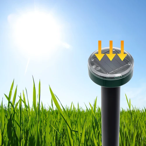 Solar mollenverjager – effectieve, veilige en diervriendelijke bescherming voor je tuin, set van 4 stuks - 11