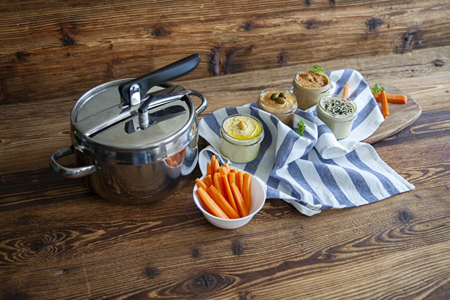 Browin Przepiśnik - Hummus in verschillende smaakvarianten