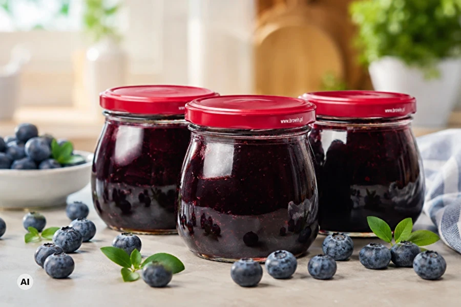Browin Przepiśnik - Recept voor blauwebessenjam zonder toegevoegde suiker